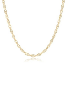 15" Choker Rope Chain - Gold