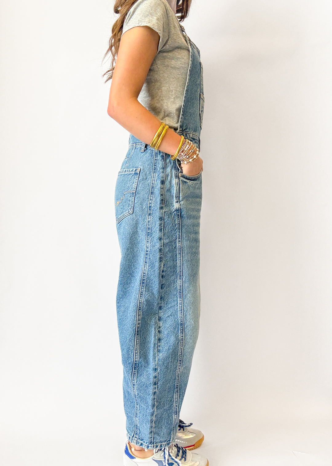 Free People Good Luck Overall