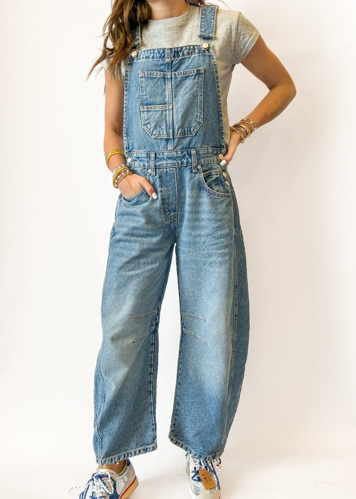 Free People Good Luck Overall