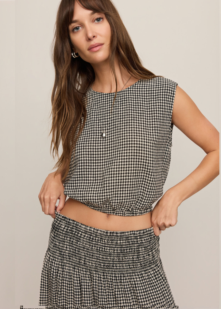 Z Supply Merit Gingham Top