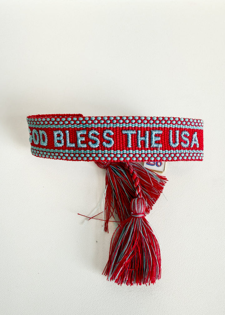 God Bless the USA Bracelet