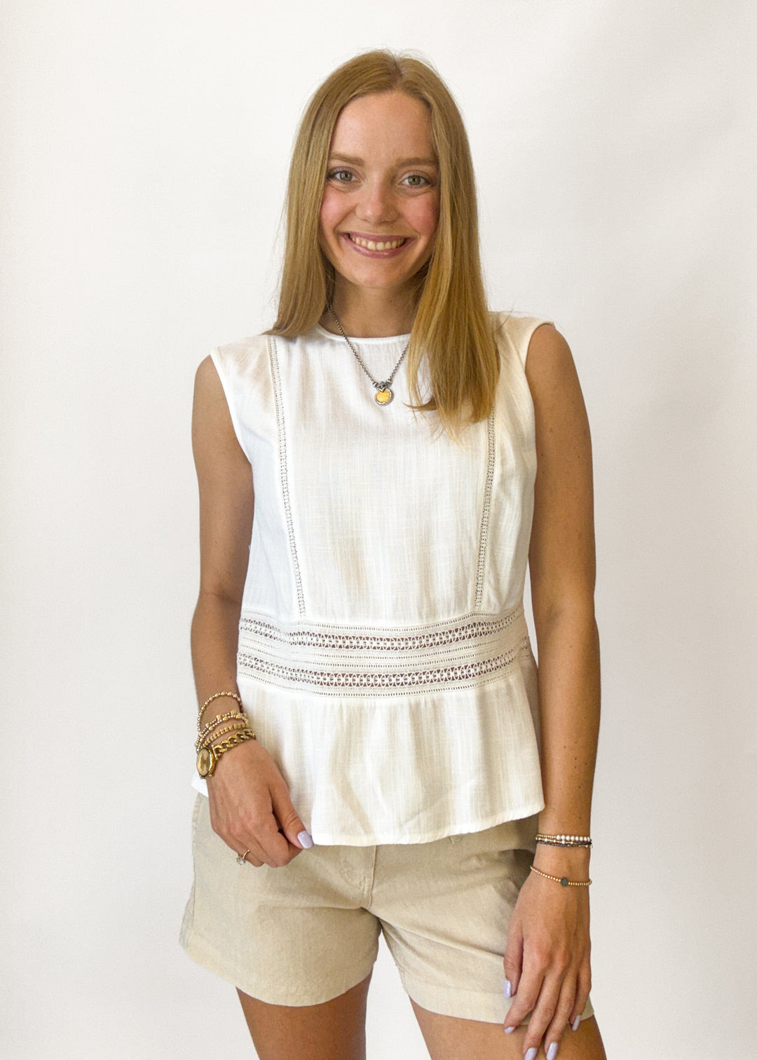 Kut From the Kloth Carley Crochet Tank Top