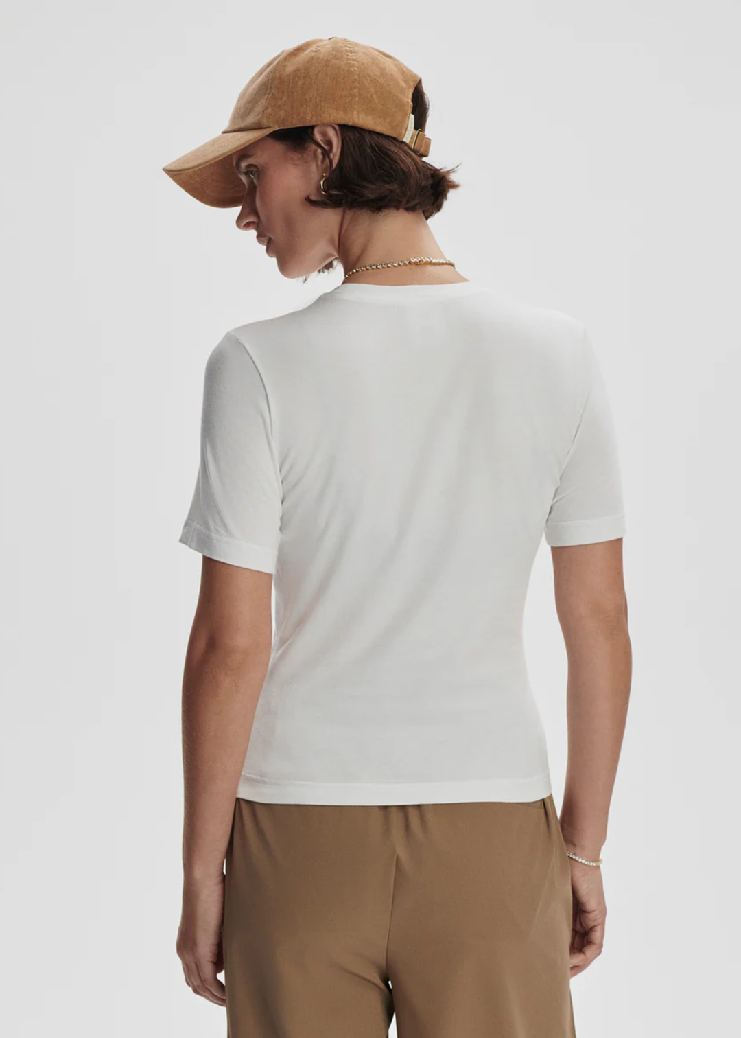 Varley Regina Fitted Tee - White