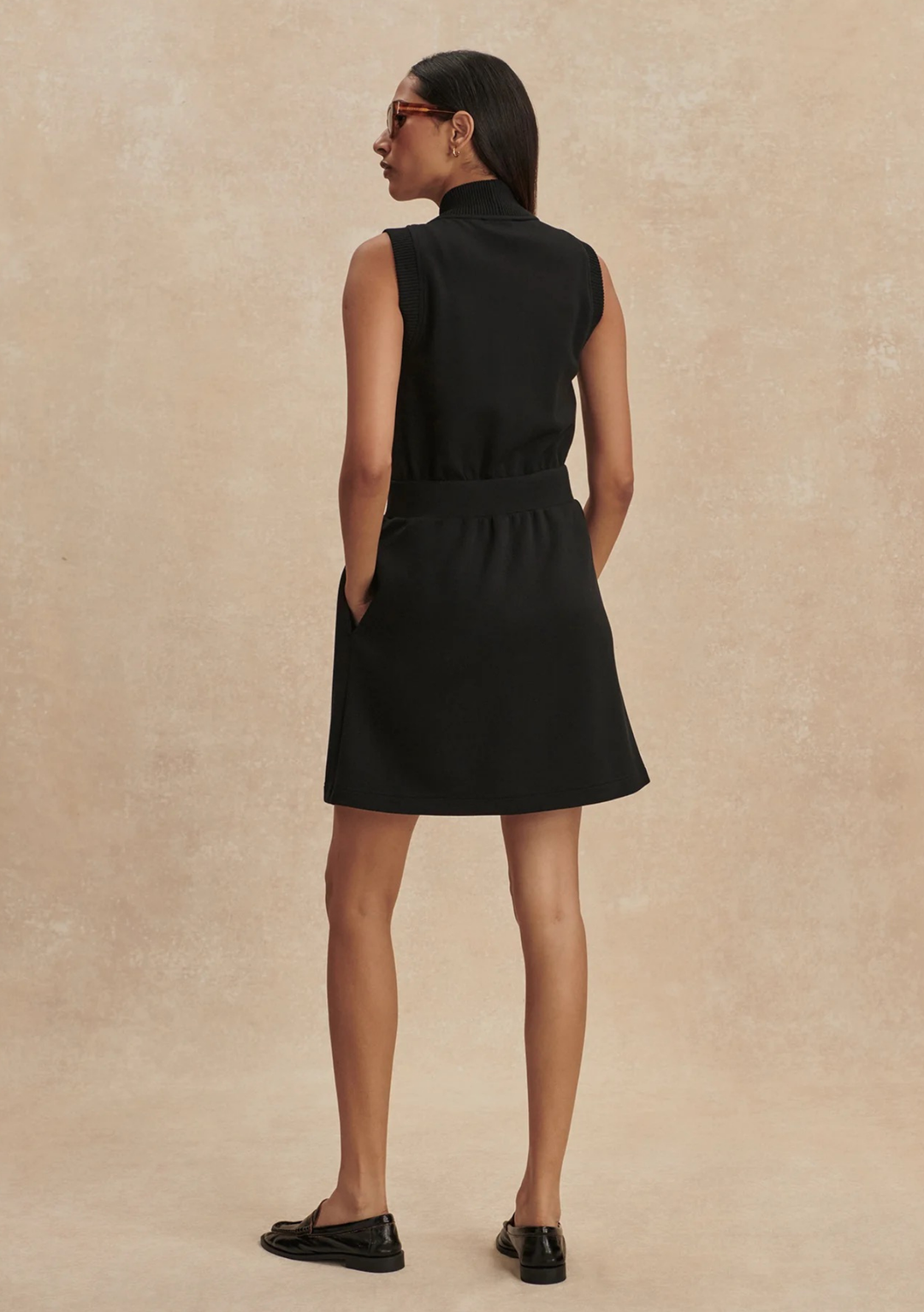 Varley Polyanna Half Zip Dress