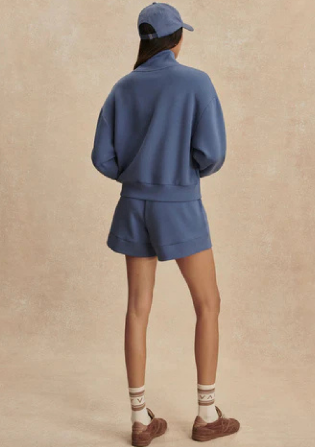 Varley Davidson Sweatshirt - Bijou Blue