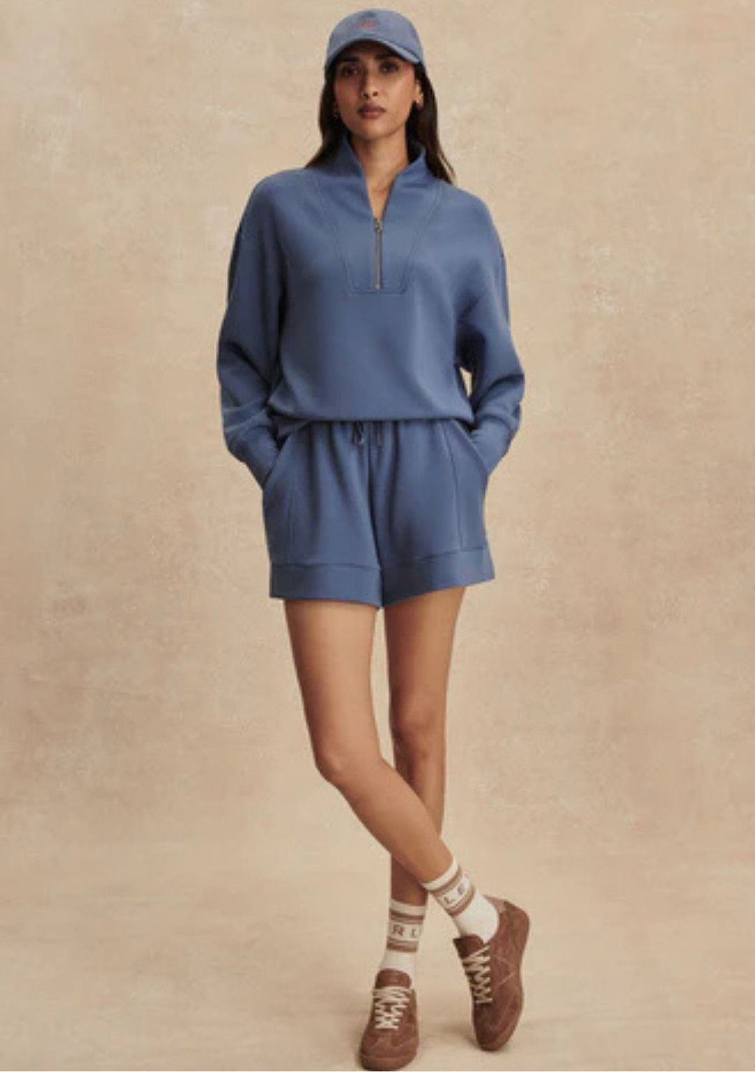 Varley Davidson Sweatshirt - Bijou Blue