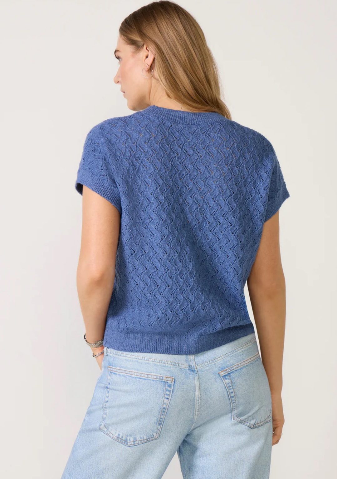 Varley Manae Pointelle Knit Top
