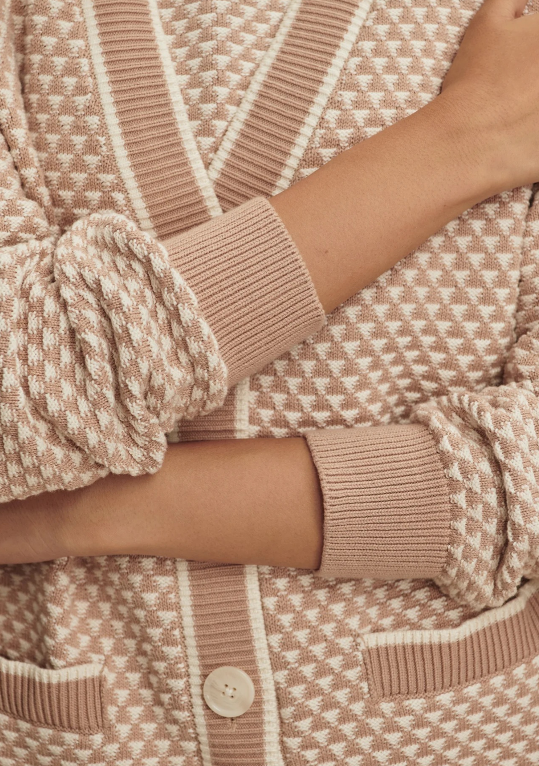 Varley Tarran Stitch Knit Cardigan