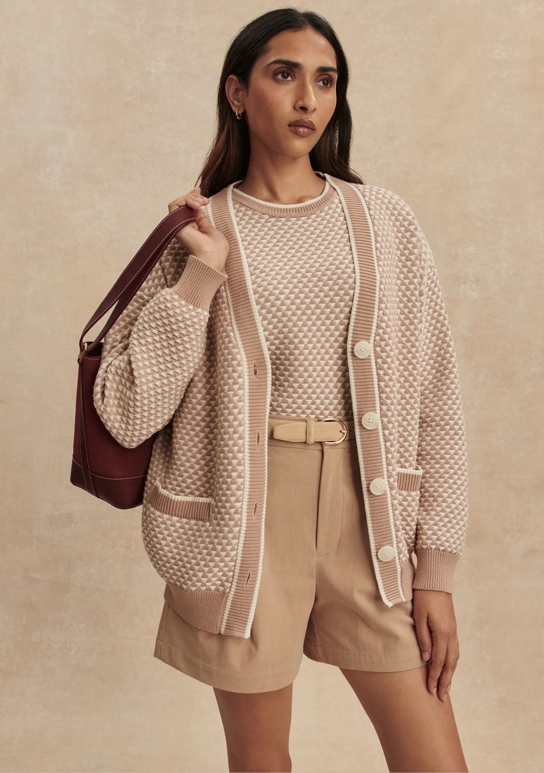 Varley Tarran Stitch Knit Cardigan