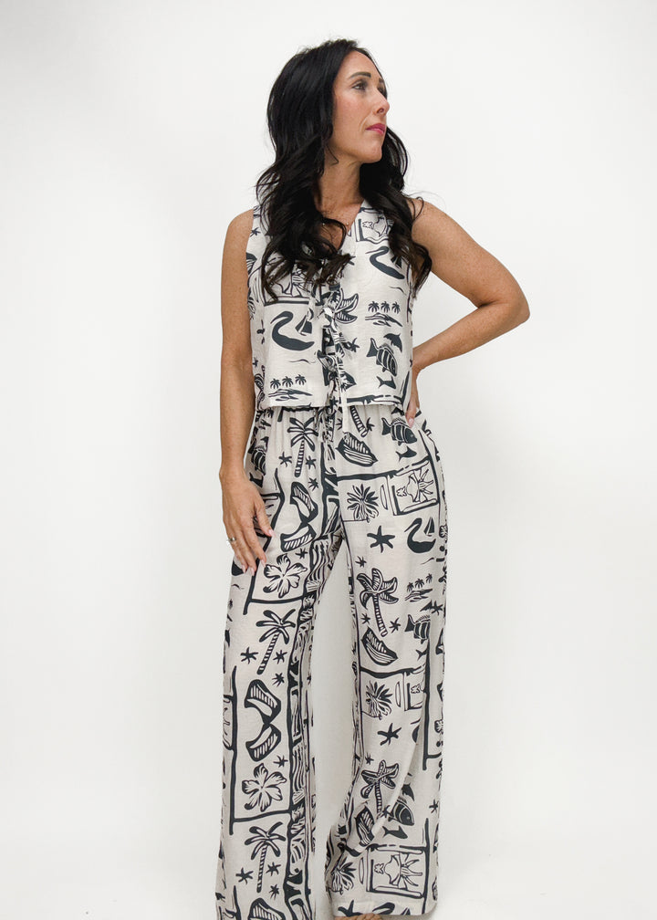 Cove Front Tie Top