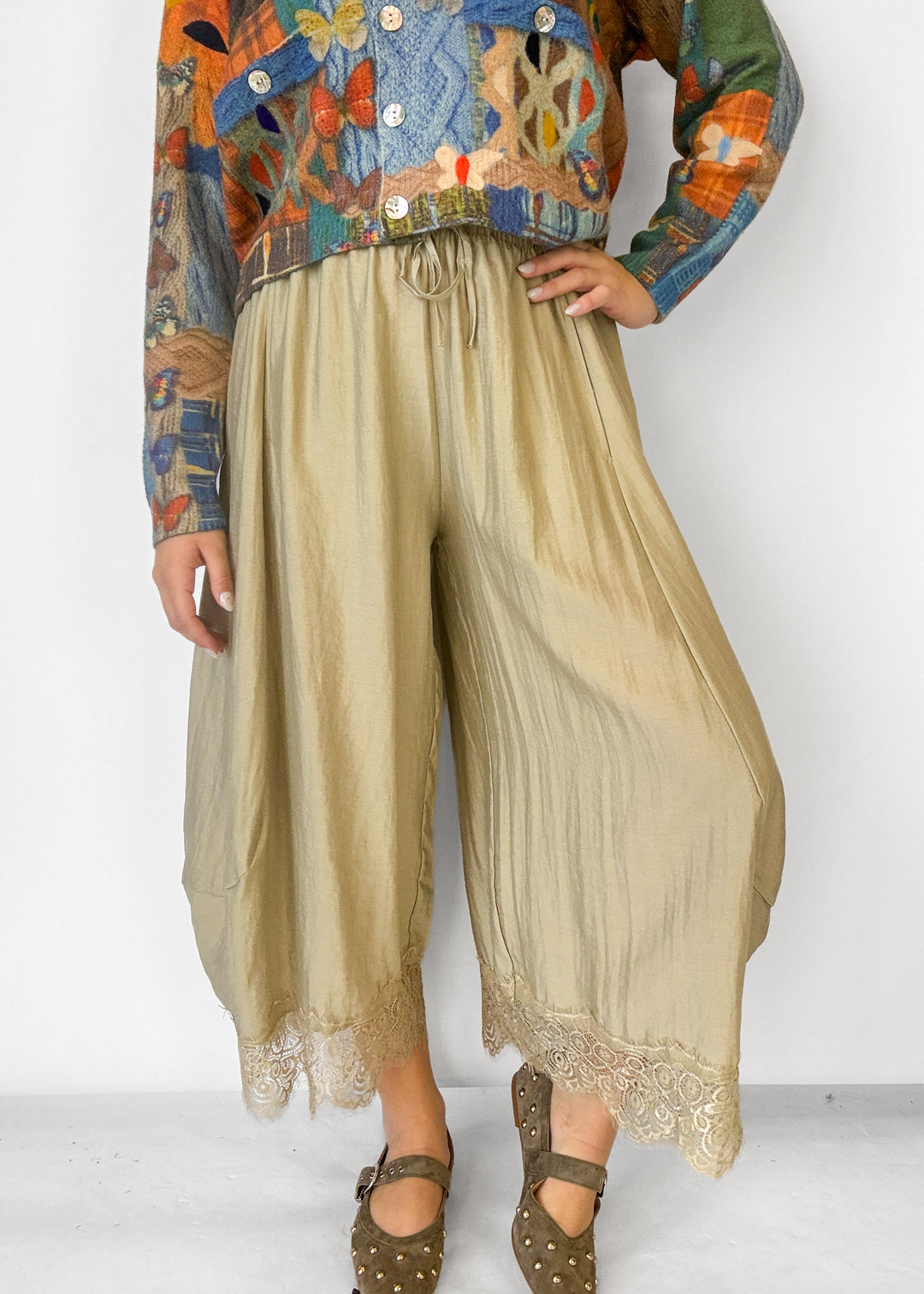 Dallas Lace Wide Leg Pants