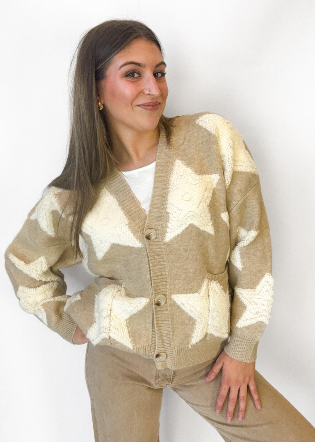 Kelly Star Knit Cardigan