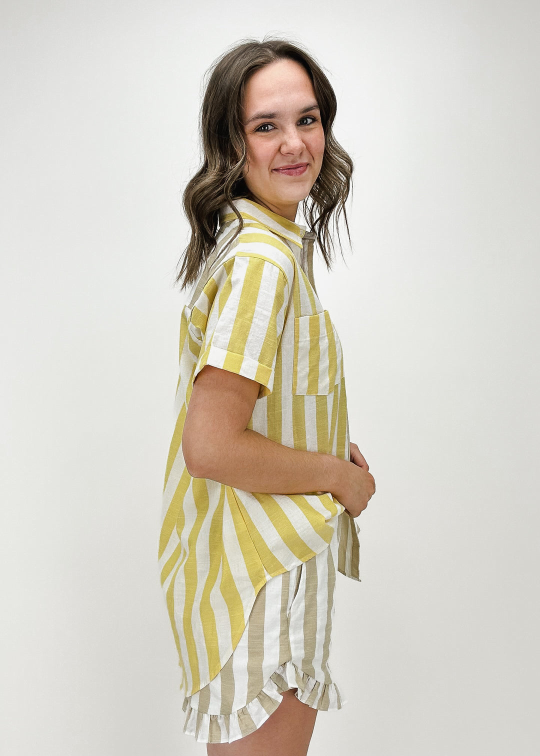 Bethany Striped Shorts