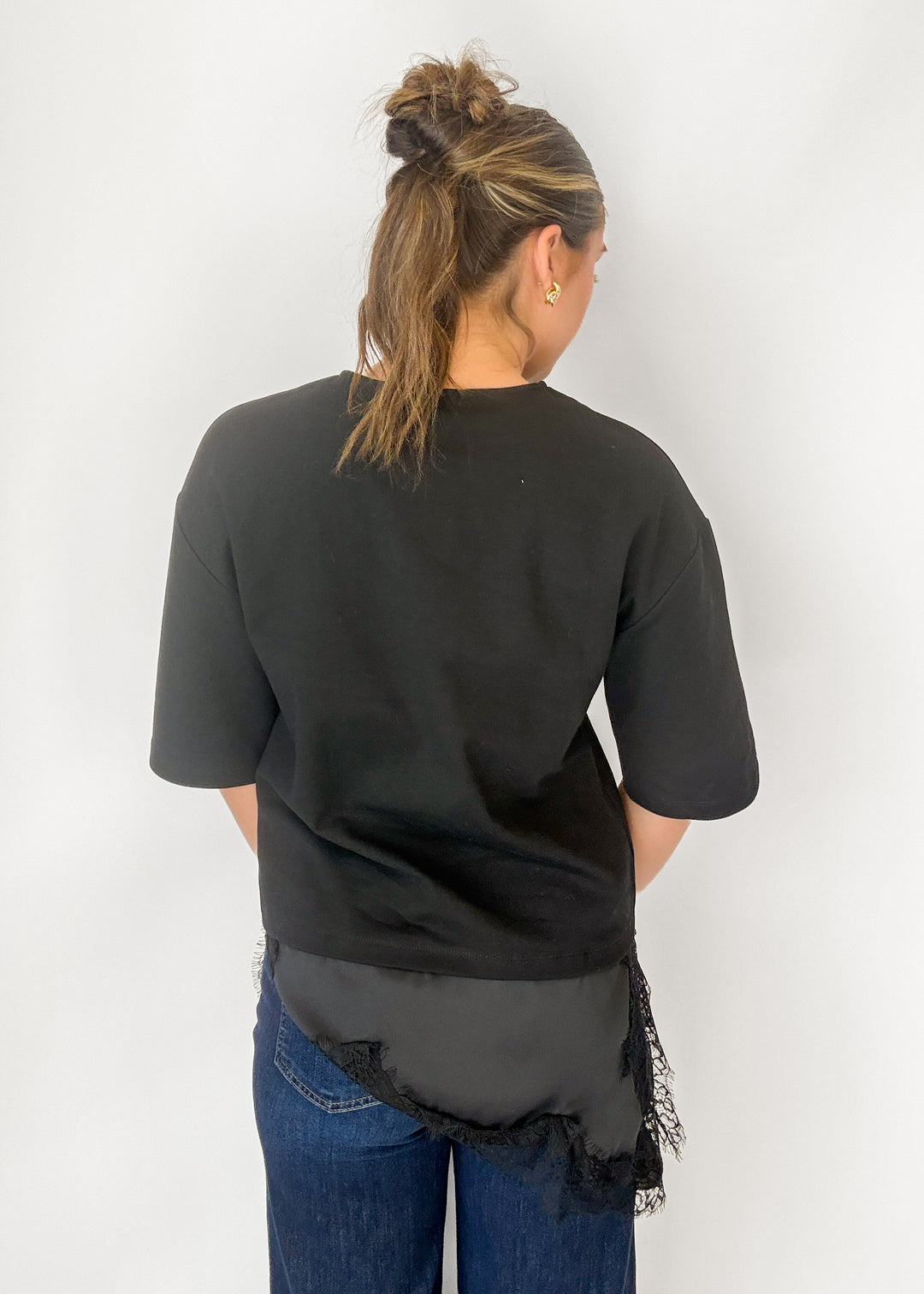 Diana Lace Top - Black