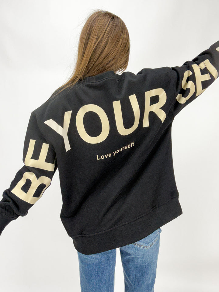 Be Yourself Graphic Sweatshirt