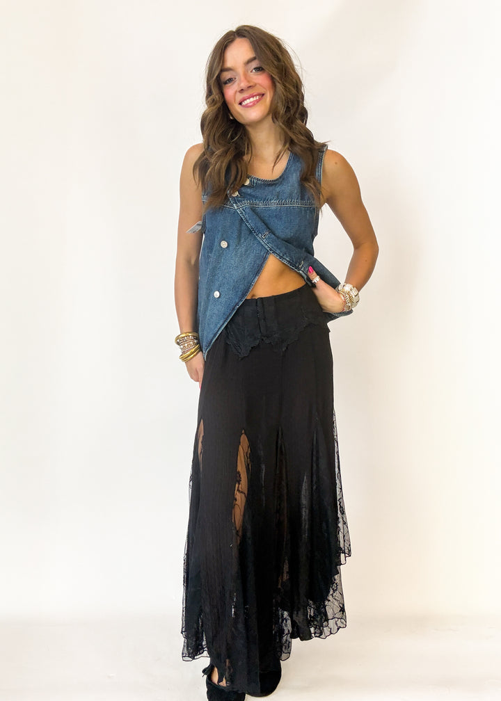 Free People Nice to Meet You Slip Skirt