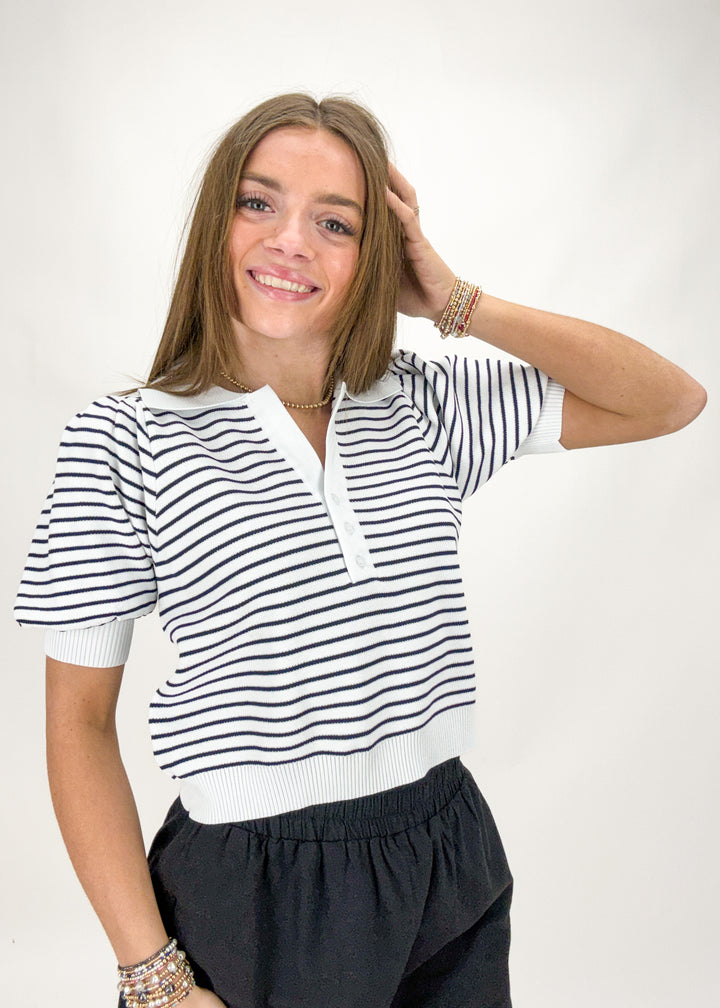 Megan Striped Top
