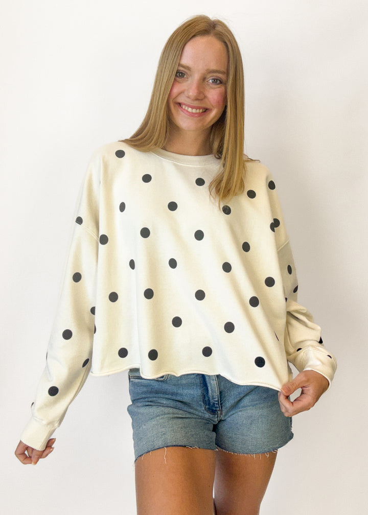 Annie Polka Dot Sweatshirt
