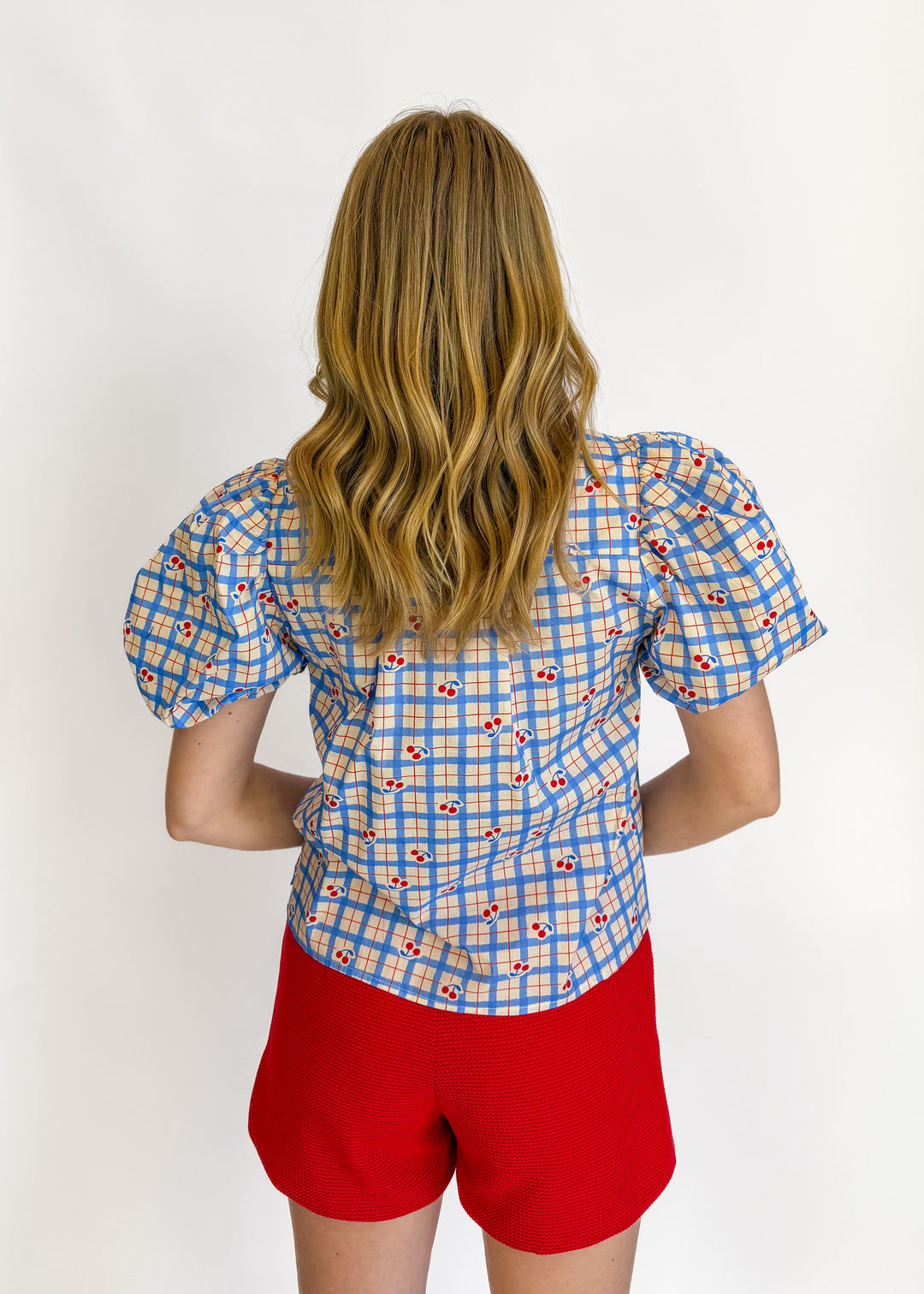 Emma Cherry Pattern Top