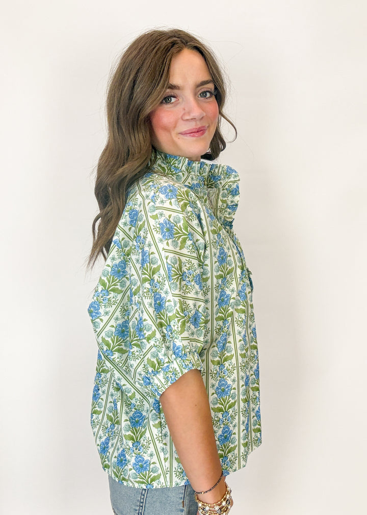 Nova Floral Button Down