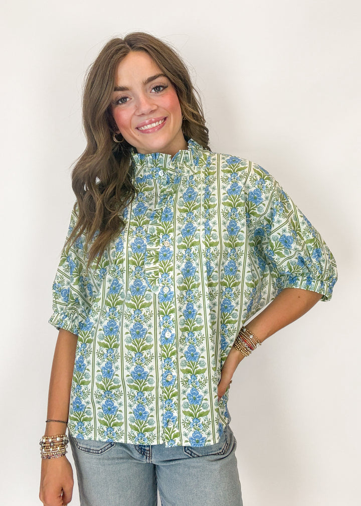 Nova Floral Button Down