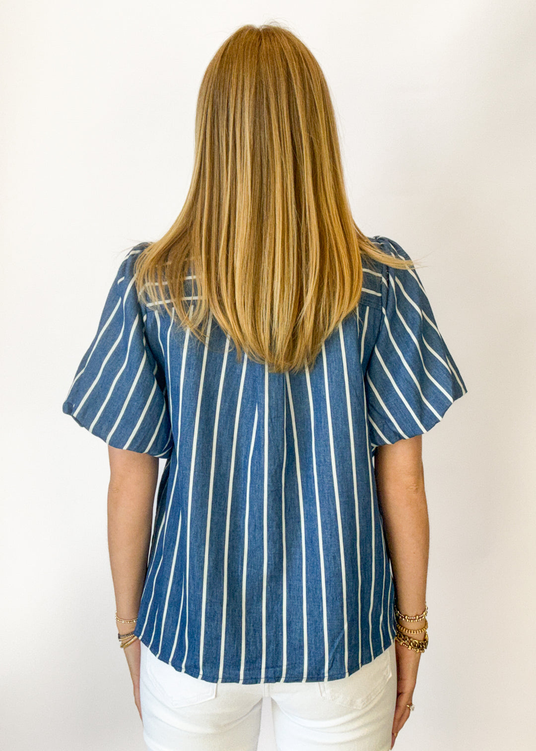Indie Striped Button Down