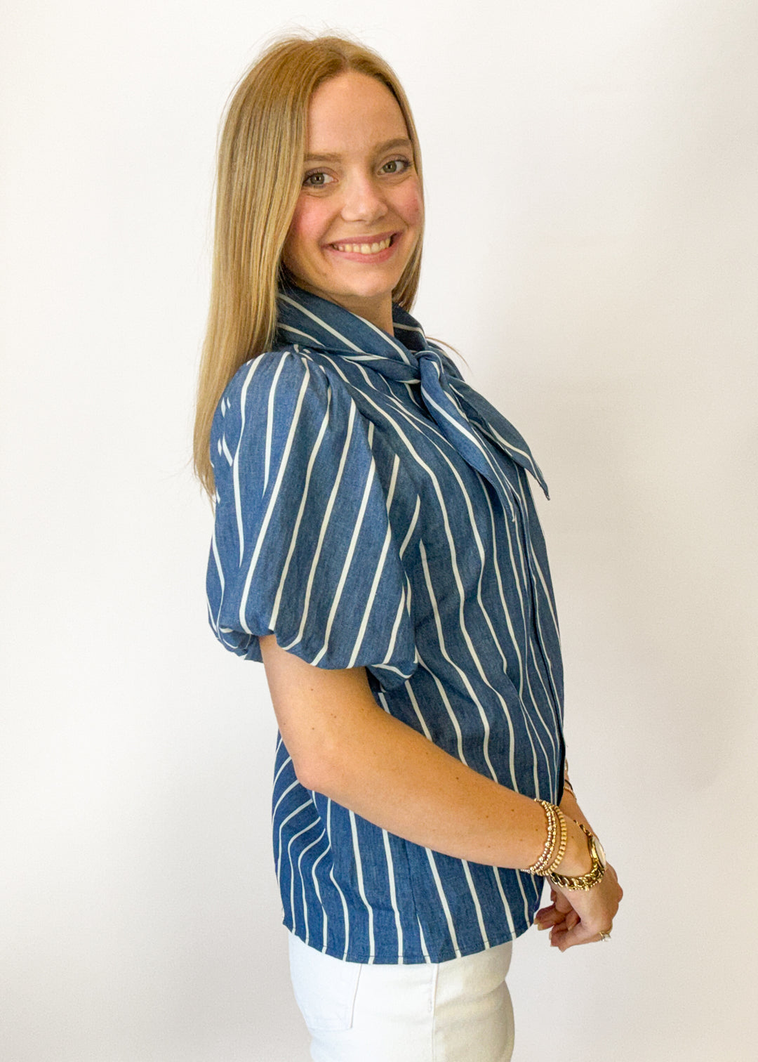 Indie Striped Button Down
