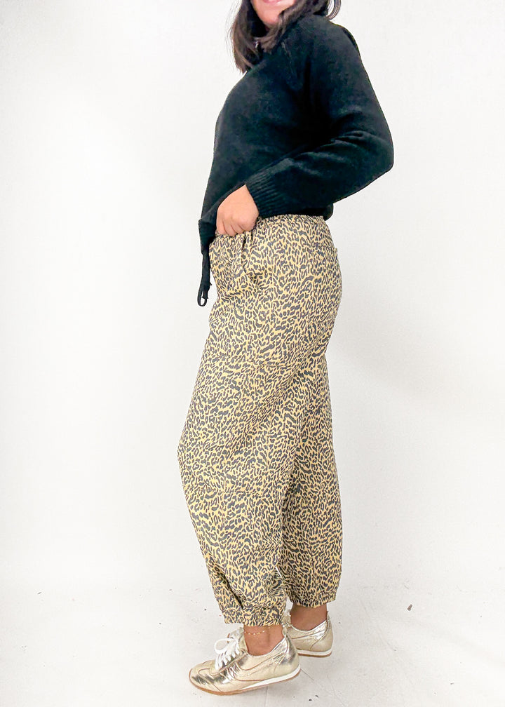 Cleo Leopard Print Sweatpants