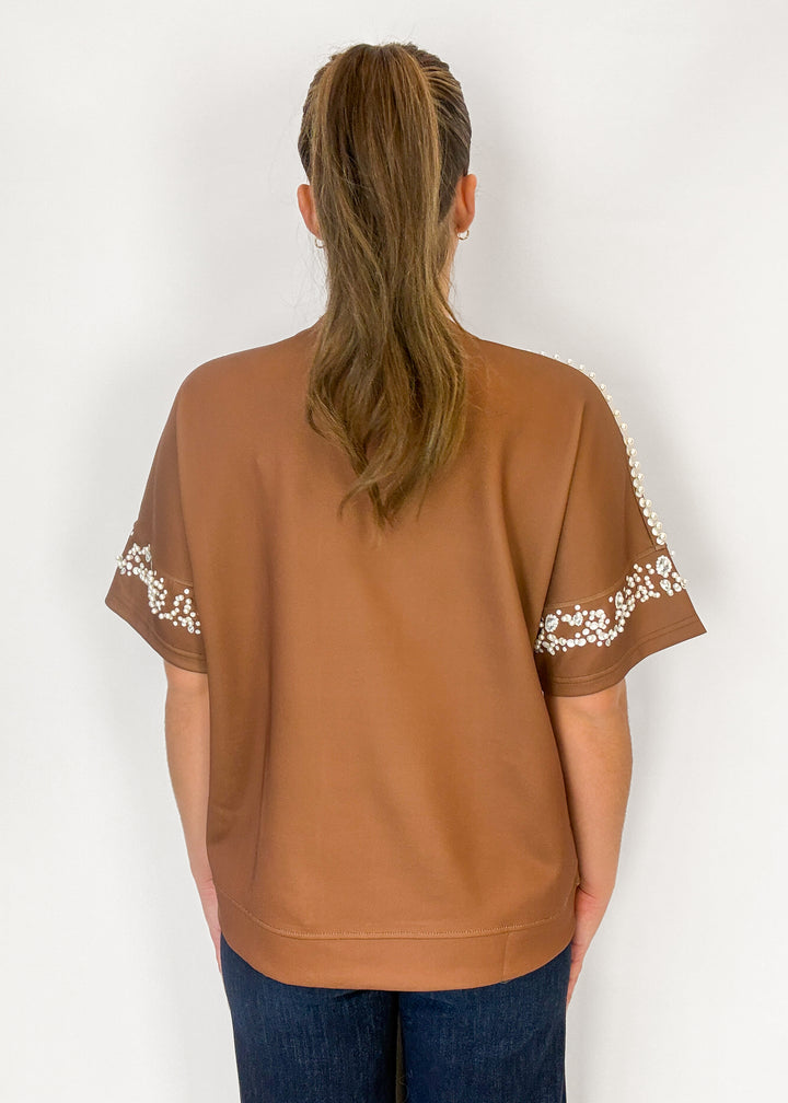 Rory Leopard Pearl Oversized Top