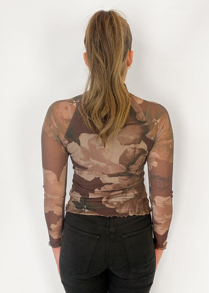 Zora Mesh Long Sleeve Mesh Top