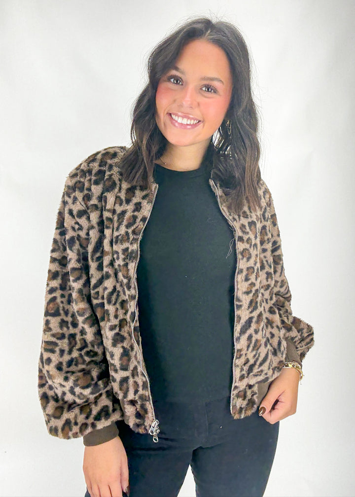 Emerson Leopard Print Jacket
