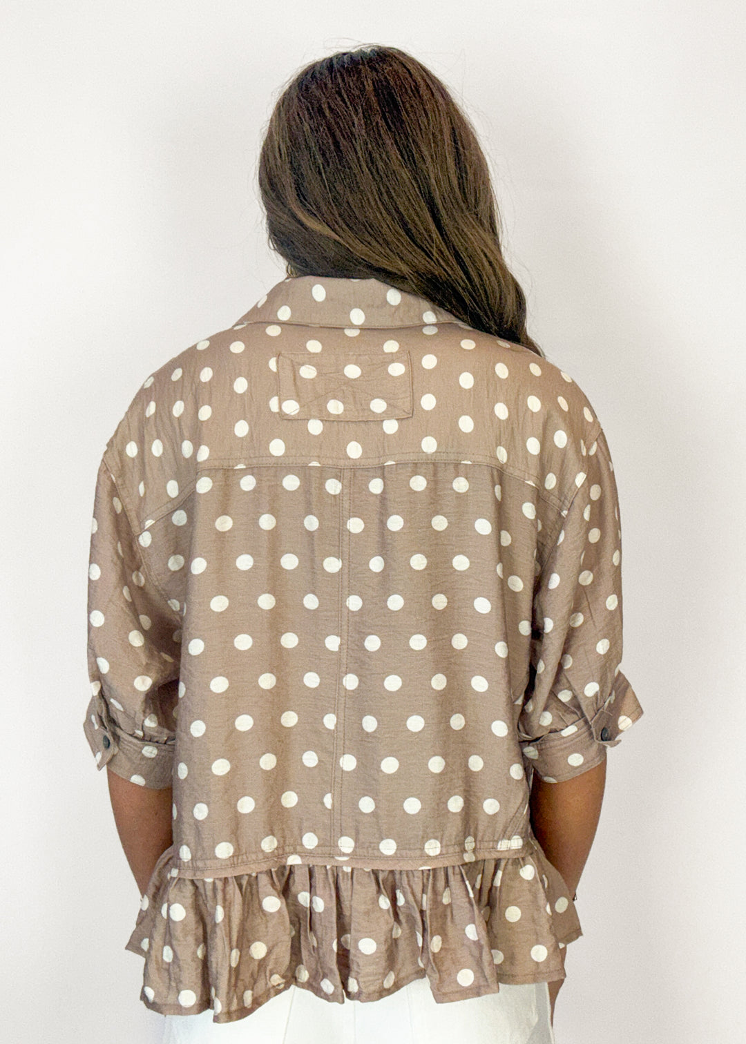 Lisa Polka Dot Button Down