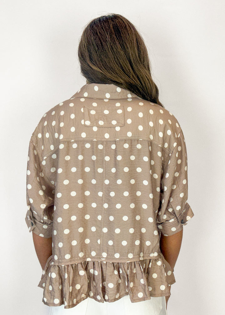 Lisa Polka Dot Button Down