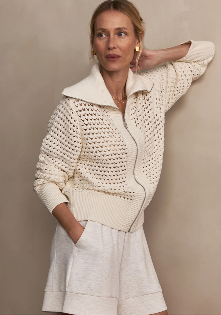 Varley Eloise Full Zip Knit