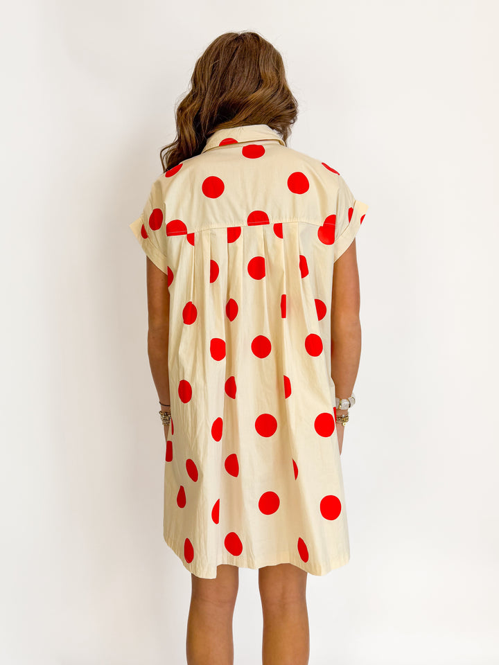 Gemma Polka Dot Mini Dress