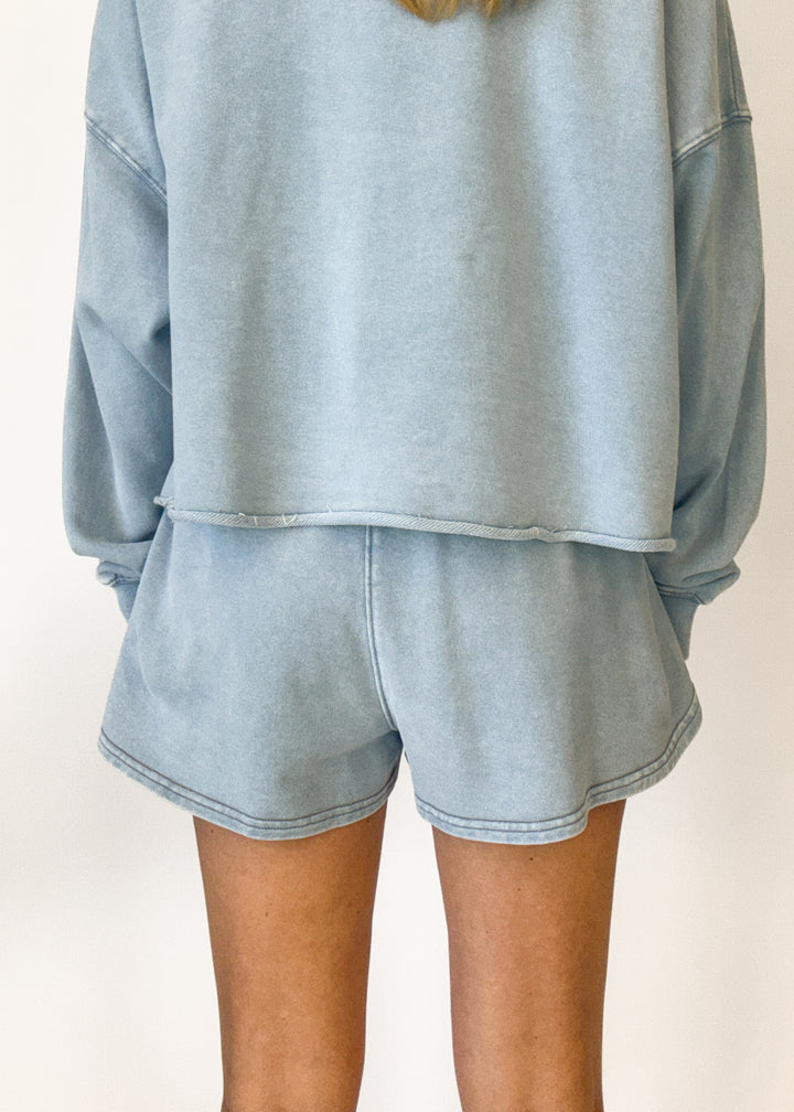 Audrey Knit Denim Skort