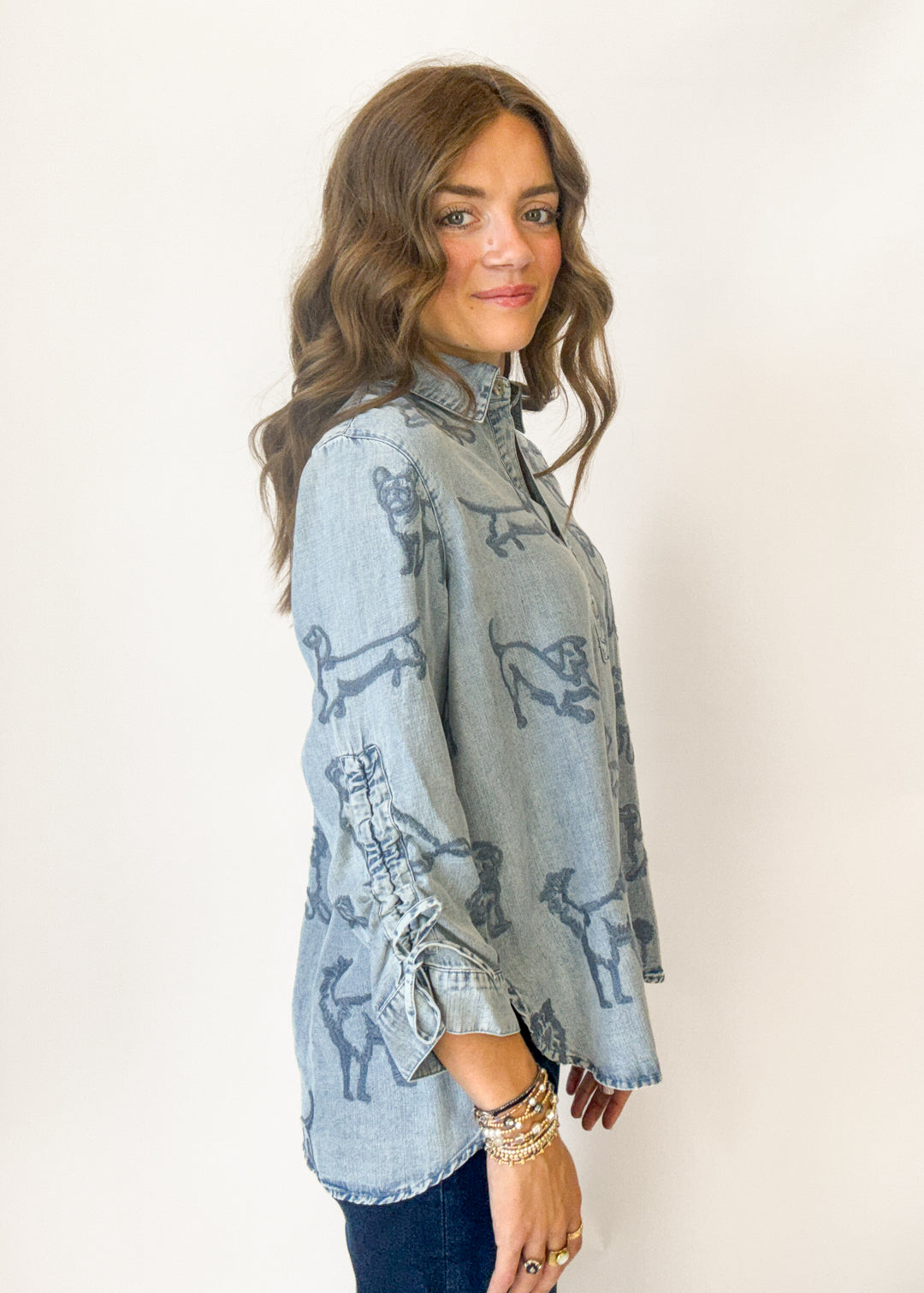 Skipper Embroidered Top