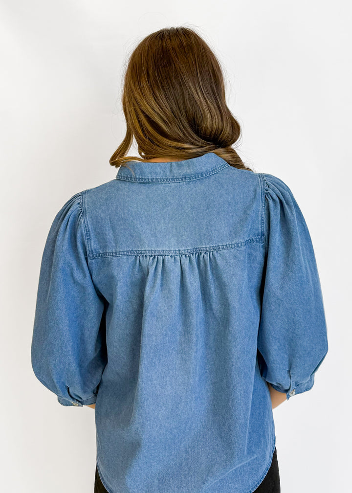Dylan Denim Top