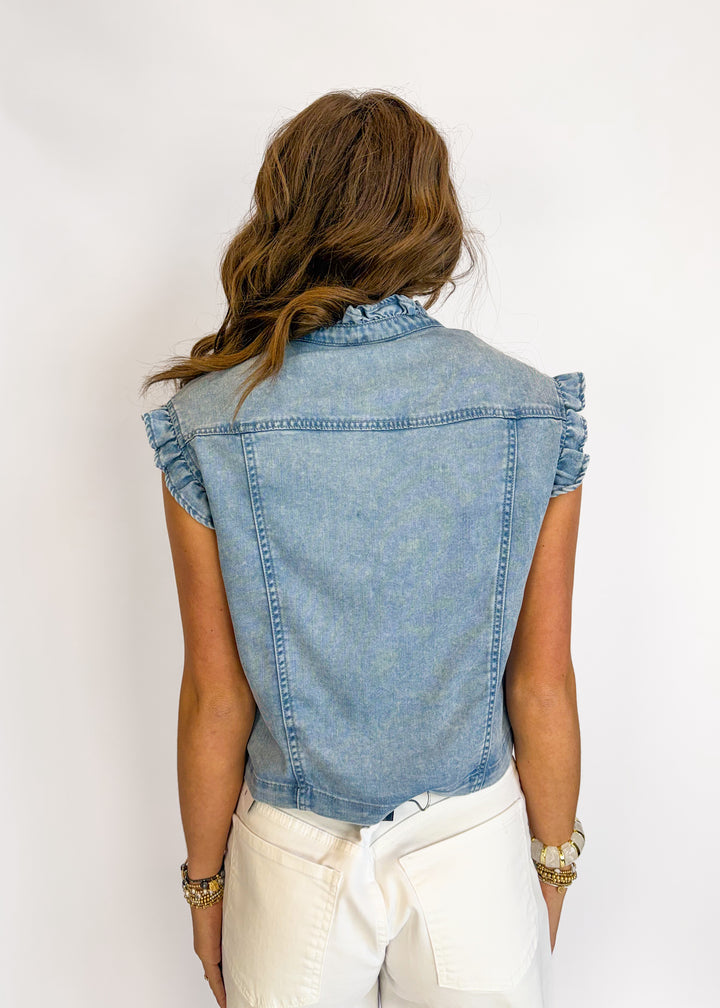 Danielle Denim Button Down