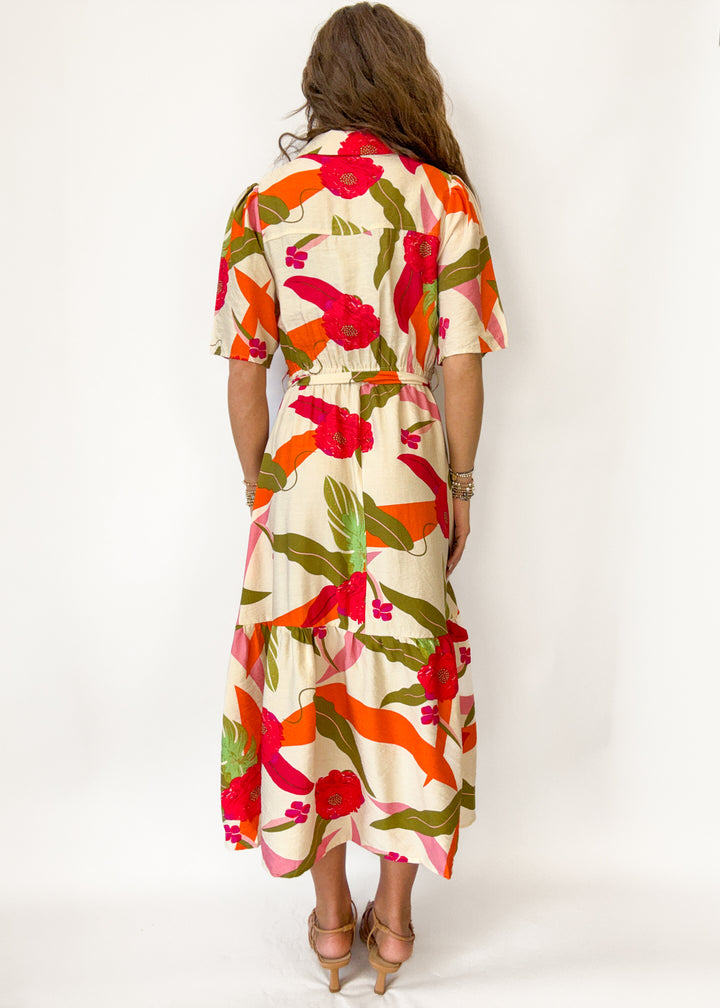 Cathy Floral Midi Dress
