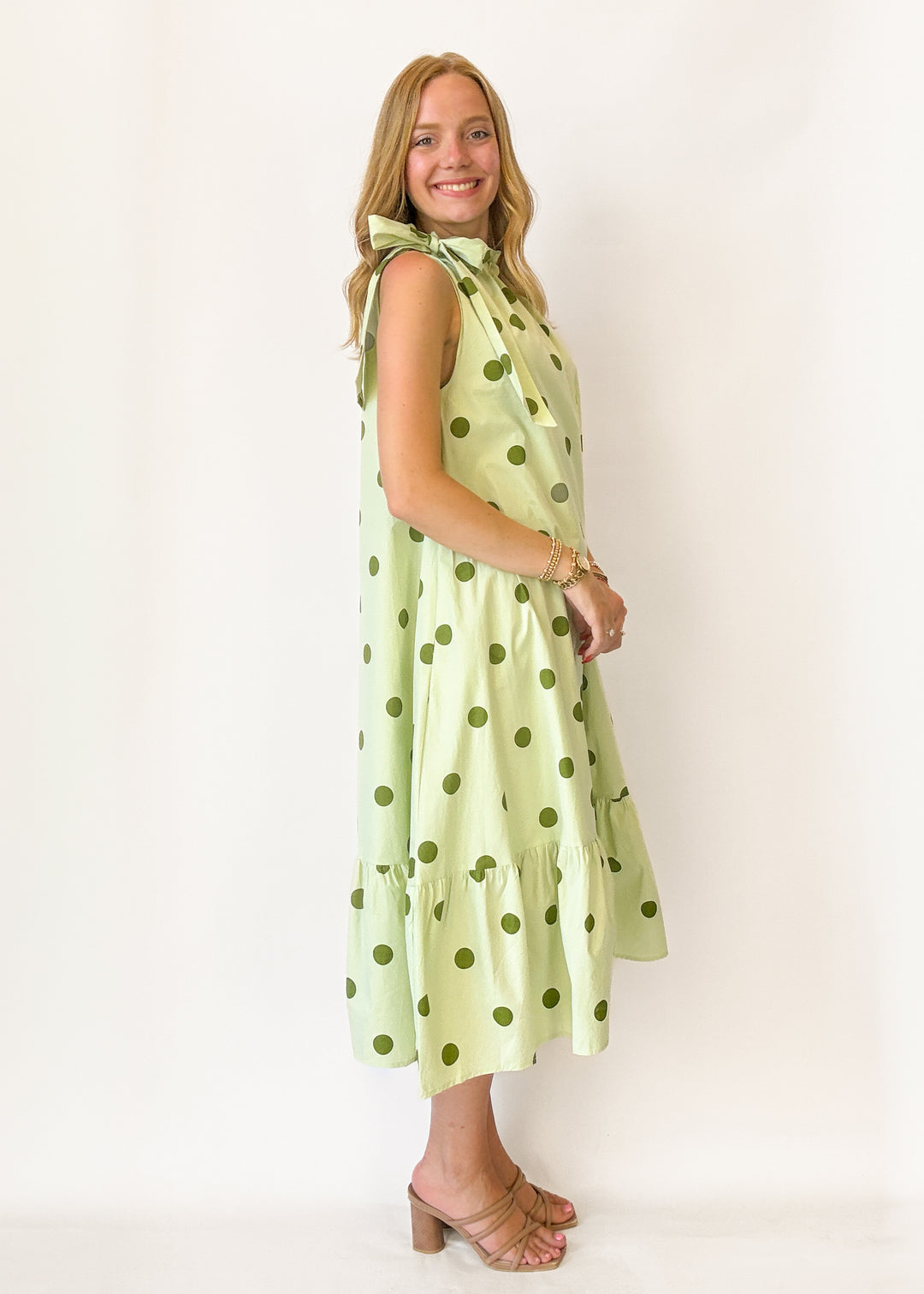 Marie Polka Dot Midi Dress