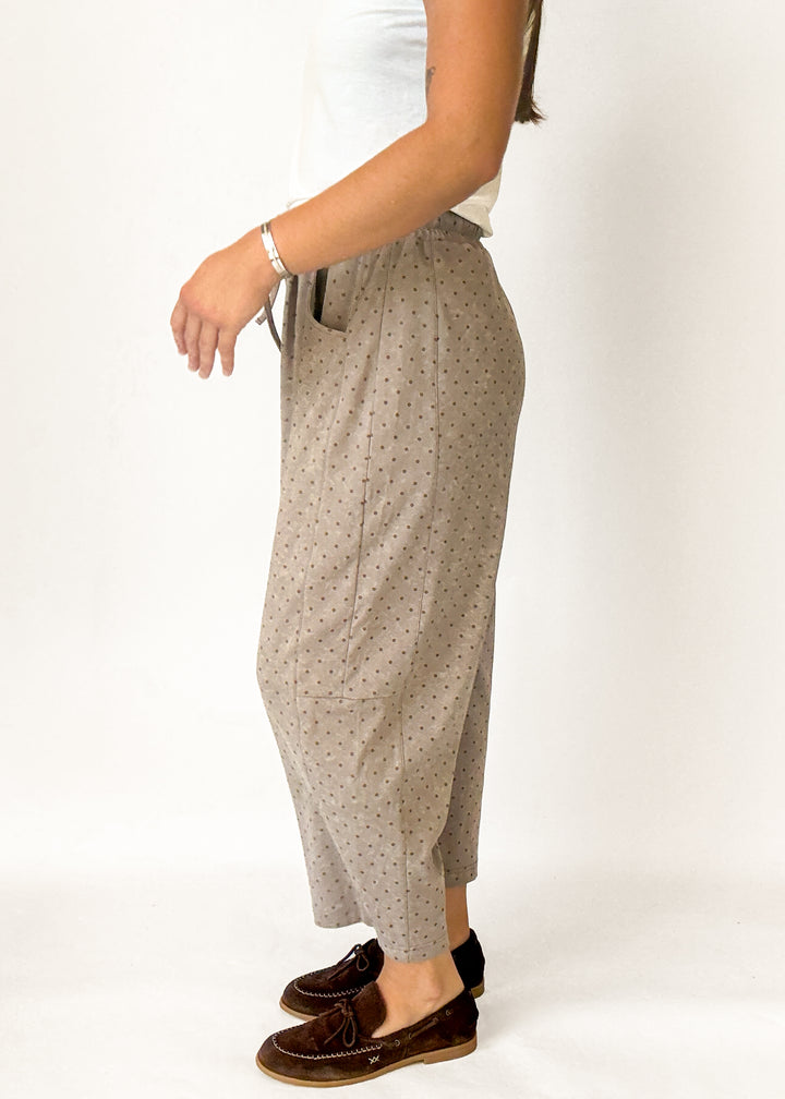 Patty Polka Dot Barrel Pants