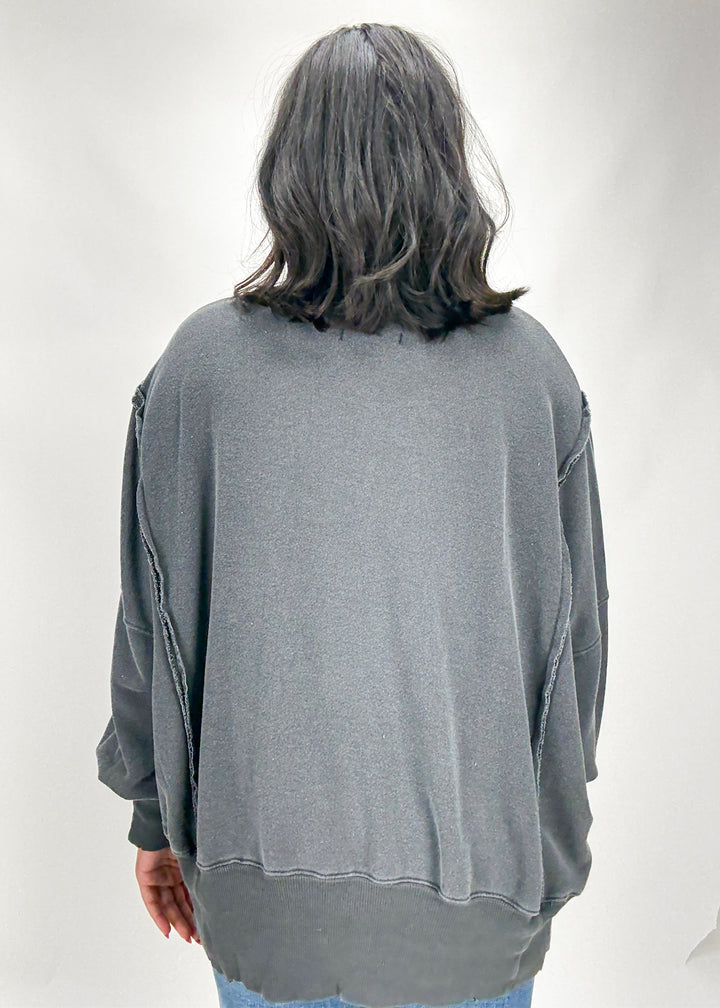 Free People Graphic Camden Pullover - Snake Combo