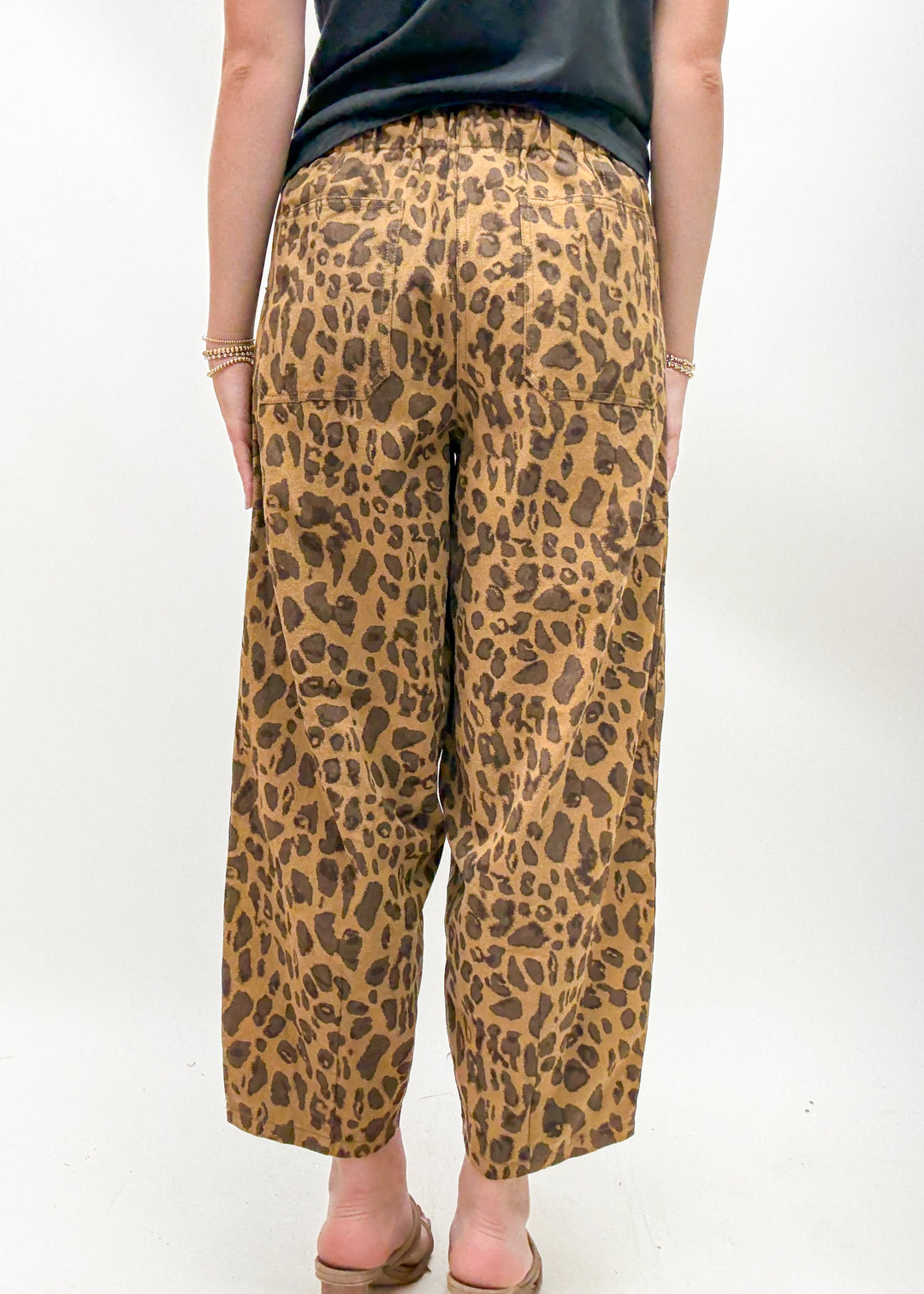 Allen Leopard Print Joggers