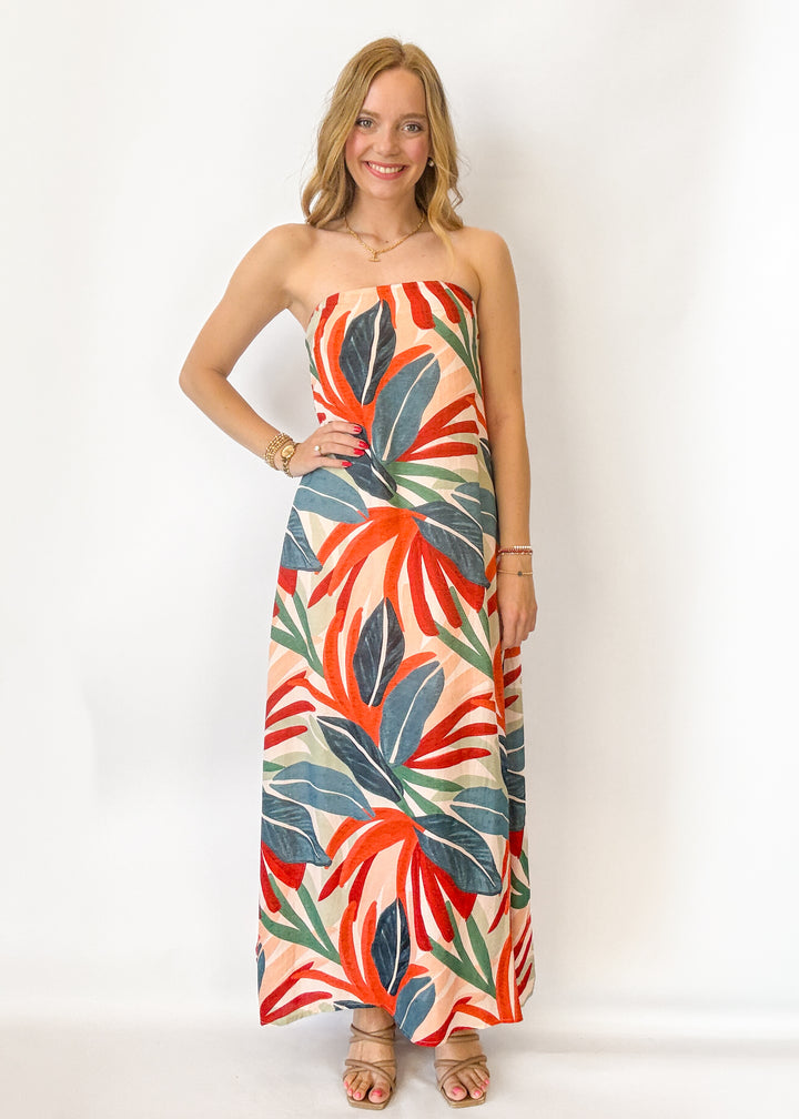 Maya Strapless Maxi Dress