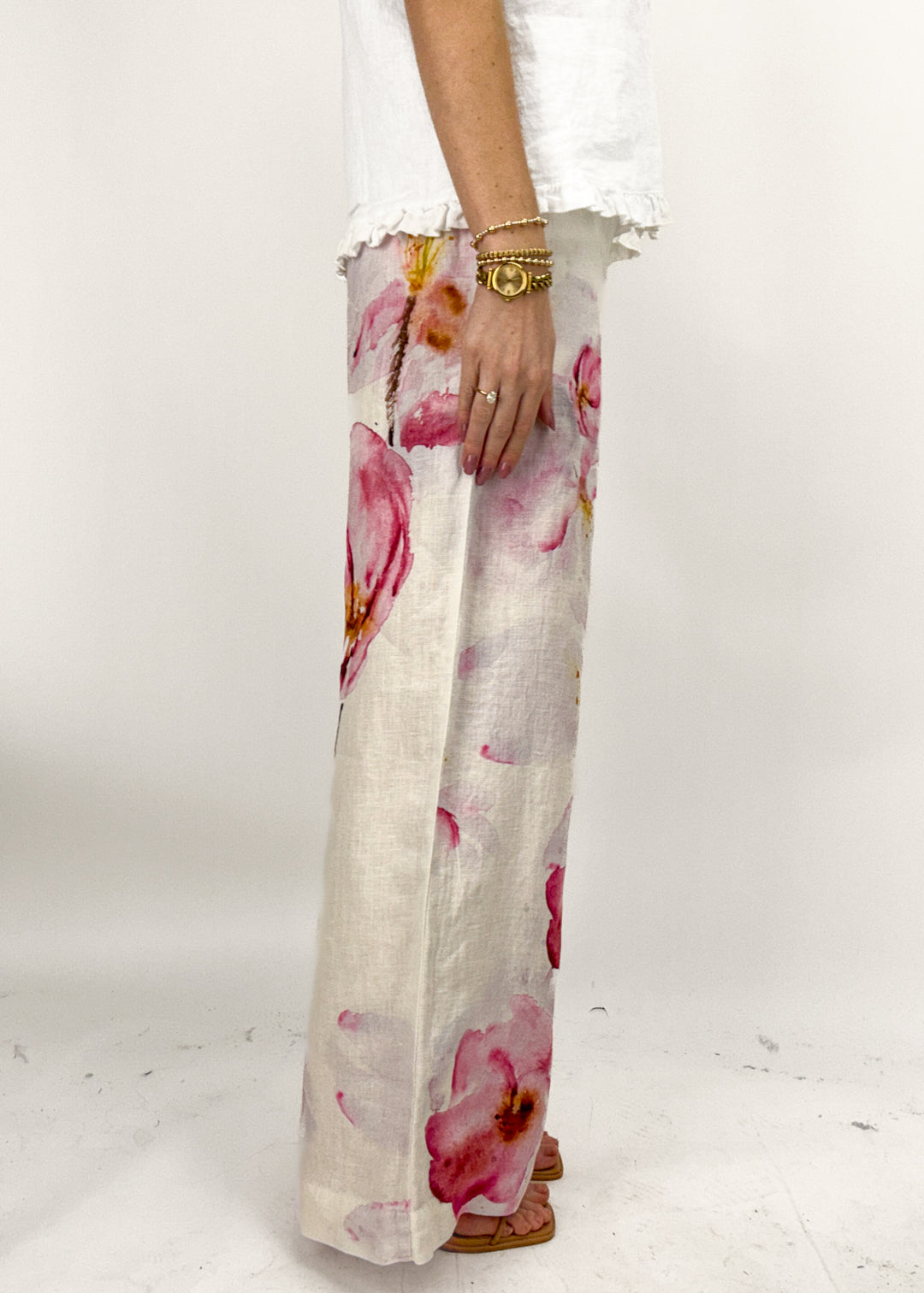 Dolcezza Poppy Floral Pants