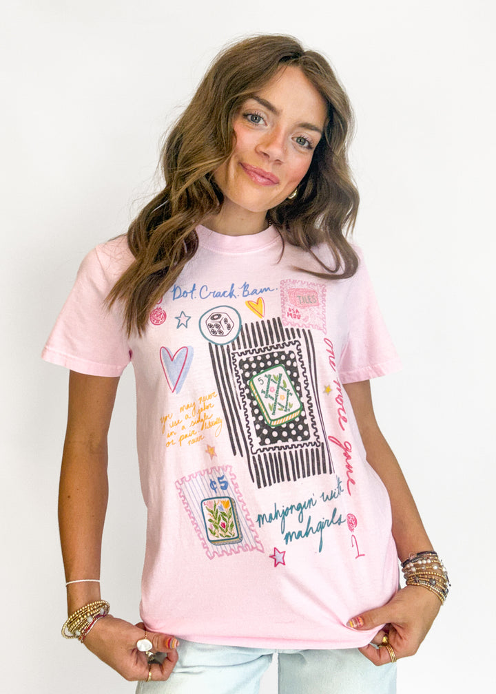 Poppy and Pine Mahjong Tee