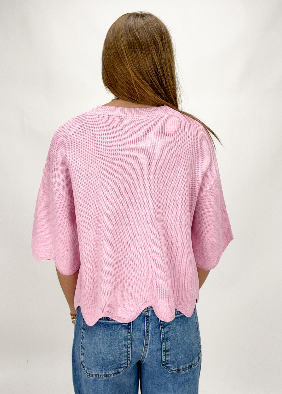 Georgia Scalloped Top