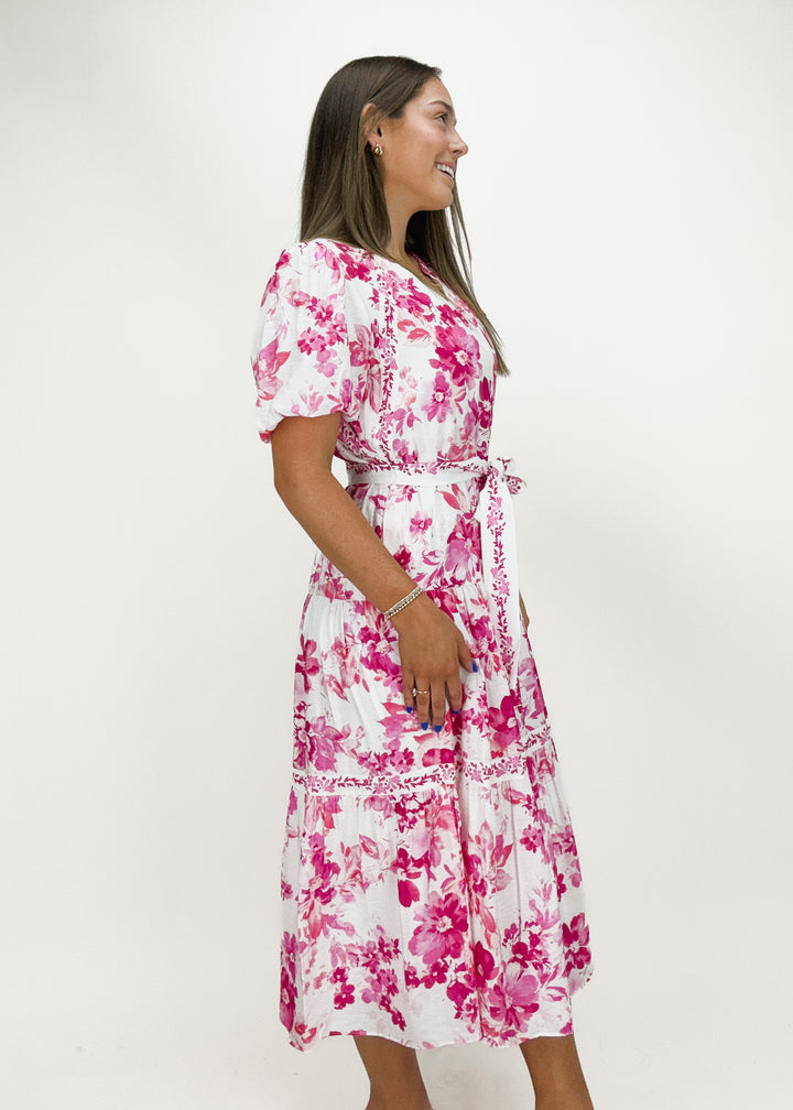 Charlotte Floral Midi Dress