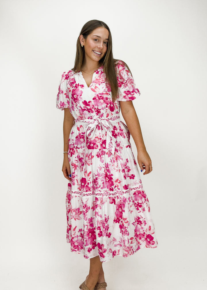 Charlotte Floral Midi Dress